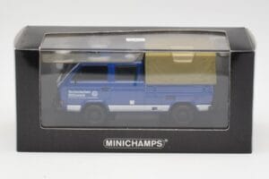 Volkswagen T3 Doble Cabina Plataforma THW Hannover Minichamps 1:43 400055290 Metal - imagen 4 de 4