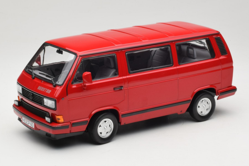Volkswagen T3 Redstar Rojo Norev 1:18 188542 Metal