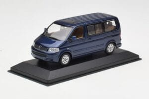 Volkswagen T5 Bus Shadow Blue Minichamps 1:43 842902102 Metal - imagen 2 de 4