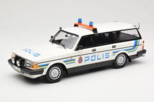 Volvo 240 GL Familiar Polis Sweden Minichamps 1:18 155171480 Metal