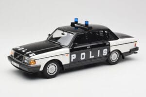 Volvo 240 GL Polis Sweden Negro Minichamps 1:18 155171497 Metal