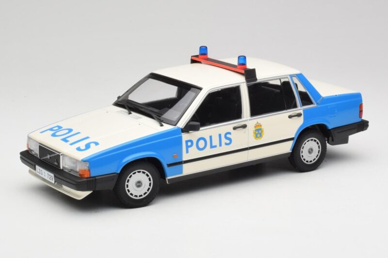 Volvo 740 GL Policía Sueca Minichamps 1:18 155171791 Metal