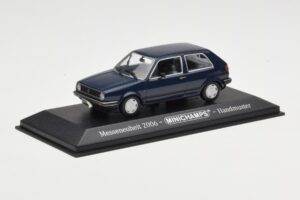 Volkswagen Golf Mk2 Azul Prototipo de Feria Minichamps 1:43 GOLFHANDMUSTER Metal - imagen 2 de 4
