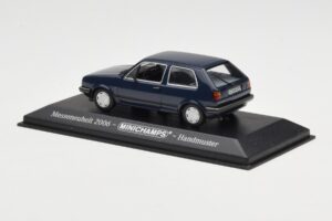 Volkswagen Golf Mk2 Azul Prototipo de Feria Minichamps 1:43 GOLFHANDMUSTER Metal - imagen 3 de 4