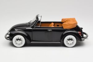 Volkswagen Beetle 1303 Cabriolet Negro Norev 1:18 188533 Metal - imagen 3 de 6