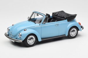 Volkswagen Beetle 1303 Cabriolet Azul Claro Norev 1:18 188531 Metal
