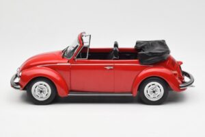 Volkswagen Beetle 1303 Cabriolet Rojo Norev 1:18 188529 Metal - imagen 3 de 6