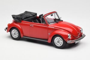 Volkswagen Beetle 1303 Cabriolet Rojo Norev 1:18 188529 Metal - imagen 4 de 6