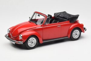 Volkswagen Beetle 1303 Cabriolet Rojo Norev 1:18 188529 Metal