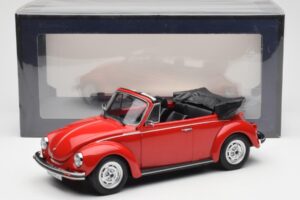 Volkswagen Beetle 1303 Cabriolet Rojo Norev 1:18 188529 Metal - imagen 6 de 6