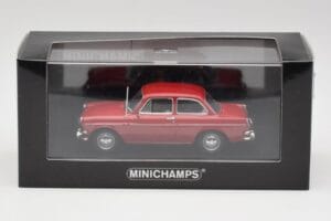 Volkswagen 1500 Ruby Rojo Minichamps 1:43 VW001 Metal - imagen 4 de 4