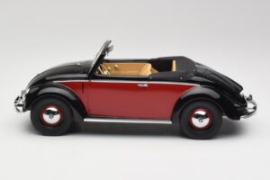 Volkswagen Beetle Hebmuller Descapotable Negro & Rojo Minichamps 1:18 107054230 Resina - imagen 3 de 6