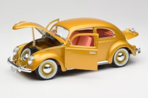 Volkswagen Beetle Dorado Bburago 1:18 3361 Metal - imagen 2 de 8