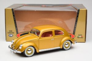 Volkswagen Beetle Dorado Bburago 1:18 3361 Metal - imagen 8 de 8