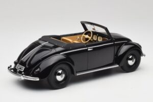 Volkswagen Beetle Type 1 Hebmuller Descapotable Negro Minichamps 1:18 107054232 Metal - imagen 2 de 6