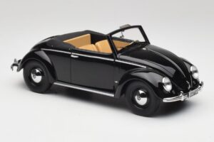 Volkswagen Beetle Type 1 Hebmuller Descapotable Negro Minichamps 1:18 107054232 Metal - imagen 4 de 6