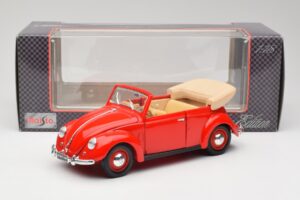 Volkswagen Descapotable Ruby Rojo Maisto 1:18 32826 Metal - imagen 8 de 8