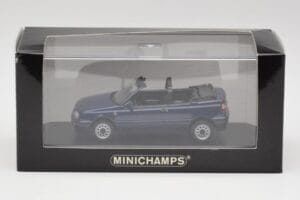 Volkswagen Golf Mk3 Cabriolet Maritime Azul Minichamps 1:43 400055530 Metal - imagen 4 de 4