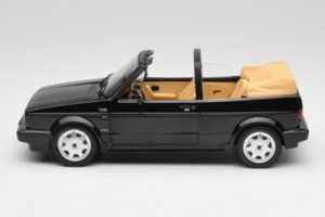 Volkswagen Golf Mk1 Cabriolet Negro Norev 1:18 188568 Metal - imagen 3 de 6