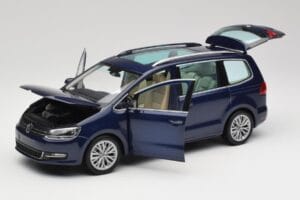 Volkswagen Sharan 7N Shadow Azul Metálico Minichamps 1:18 110051100 Metal - imagen 2 de 8