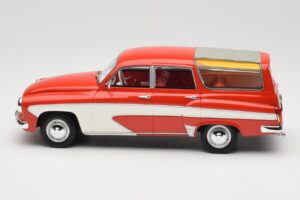 Wartburg 311 Camping Deluxe Rojo Blanco BoS Models 1:18 BOS037 Resina - imagen 3 de 6