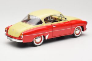 Wartburg 311 Coupe Rojo & Beige Revell 1:18 8418 Metal - imagen 3 de 8