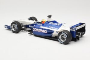 Williams FW23 BMW #5 R. Schumacher Practice San Marino GP 2001 Minichamps 1:18 80430146710 Metal - imagen 5 de 6
