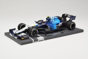 Williams Racing Mercedes FW43B #6 N. Latifi Saudi Arabian GP 2021 Minichamps 1:18 117212206 Metal - imagen 2 de 6