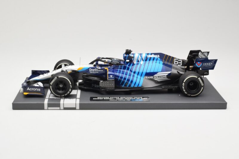 Williams Racing Mercedes FW43B #63 G. Russell Saudi Arabian GP 2021 Minichamps 1:18 117212263 Metal