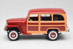 Willys Jeep Station Wagon Rojo Road Signature 1:18 92858 Metal - imagen 4 de 8