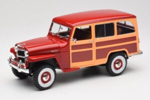 Willys Jeep Station Wagon Rojo Road Signature 1:18 92858 Metal