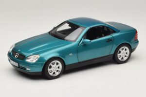 Mercedes SLK R170 Vivianite Green Norev 1:18 183021 Metal - imagen 3 de 10