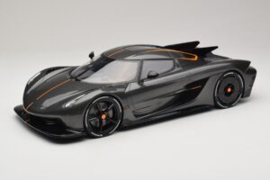 Koenigsegg Jesko Absolut 0-400-0 km/h Récord Graphite Grey GT Spirit 1:12 GT575 Resina