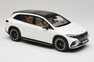 Mercedes EQS SUV X296 Manufaktur Diamond White NZG 1:18 B66960590 Metal - imagen 6 de 8