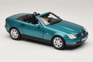 Mercedes SLK R170 Vivianite Green Norev 1:18 183021 Metal - imagen 8 de 10