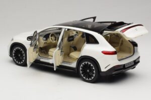 Mercedes EQS SUV X296 Manufaktur Diamond White NZG 1:18 B66960590 Metal - imagen 5 de 8