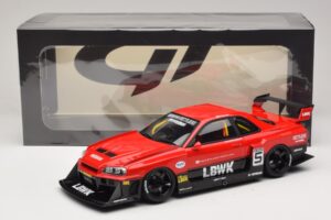 Nissan Skyline ER34 LB Super Silhouette Active Red GT Spirit 1:18 GT570 Resina - imagen 6 de 6