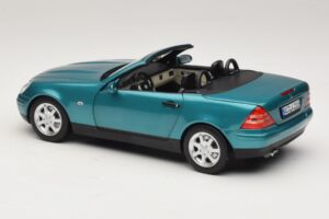 Mercedes SLK R170 Vivianite Green Norev 1:18 183021 Metal - imagen 9 de 10