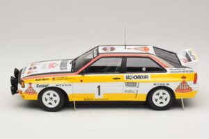 Audi Quattro #1 W. Rohrl / C. Geistdorfer Rally Monte Carlo Winner 1984 Minichamps 1:18 A5-5894 Metal - imagen 3 de 6