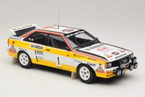 Audi Quattro #1 W. Rohrl / C. Geistdorfer Rally Monte Carlo Winner 1984 Minichamps 1:18 A5-5894 Metal - imagen 4 de 6