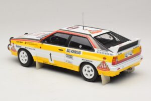Audi Quattro #1 W. Rohrl / C. Geistdorfer Rally Monte Carlo Winner 1984 Minichamps 1:18 A5-5894 Metal - imagen 5 de 6