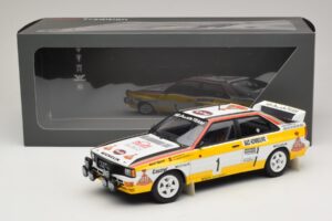 Audi Quattro #1 W. Rohrl / C. Geistdorfer Rally Monte Carlo Winner 1984 Minichamps 1:18 A5-5894 Metal - imagen 6 de 6