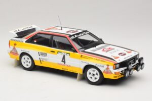 Audi Quattro A2 #4 W. Rohrl / C. Geistdorfer Rally Portugal 1984 Minichamps 1:18 153841104 Metal - imagen 4 de 6