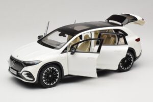 Mercedes EQS SUV X296 Manufaktur Diamond White NZG 1:18 B66960590 Metal - imagen 2 de 8