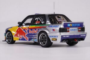 BMW E30 V8 #229 E. Hountondji Red Bull Driftbrothers Drift 2023 Azul Otto 1:18 OT486 Resina - imagen 5 de 5