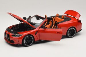 BMW M4 G83 Descapotable Red Metallic Minichamps 1:18 110021030 Metal - imagen 2 de 8