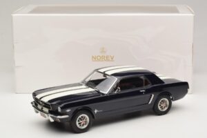 Ford Mustang Nightmist Blue Norev 1:18 182805 Metal - imagen 6 de 6