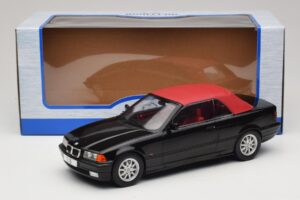 BMW 3 Series E36 Descapotable Negro MCG 1:18 MCG18318 Metal - imagen 7 de 7