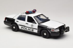 Ford Crown Victoria Police Interceptor The Hangover Movie Greenlight 1:18 12911 Metal - imagen 4 de 6