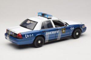 Ford Crown Victoria Police Interceptor The Walking Dead Greenlight 1:18 12957 Metal - imagen 2 de 6